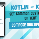 Set Common Custom Font in KMP Kotlin Compose Multiplatform Text