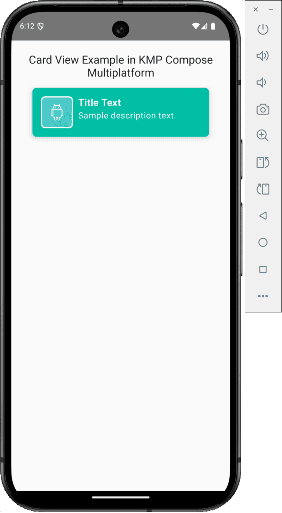 Create CardView in KMP KMM Compose Multiplatform