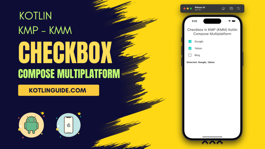 Checkbox in KMP Kotlin Compose Multiplatform