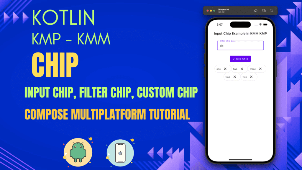 Chip in KMM KMP Compose Multiplatform Tutorial