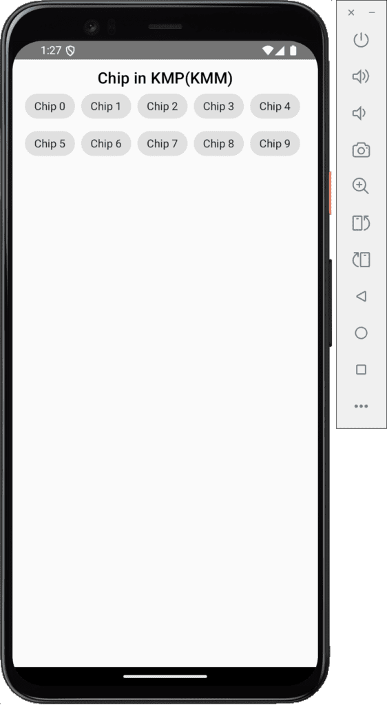 Chip in KMM KMP Compose Multiplatform Tutorial