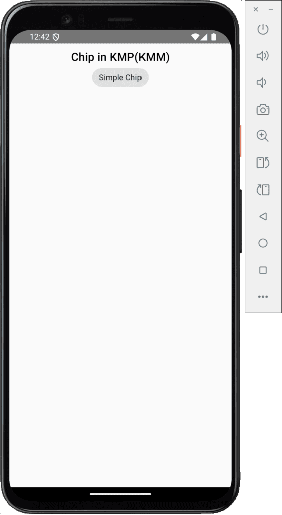 Simple Chip in KMM KMP Compose Multiplatform