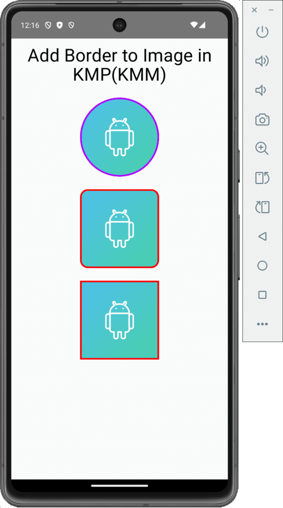 Applying Border on Image