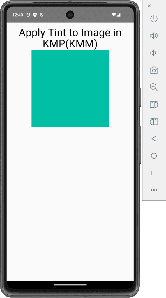 Apply tint over image