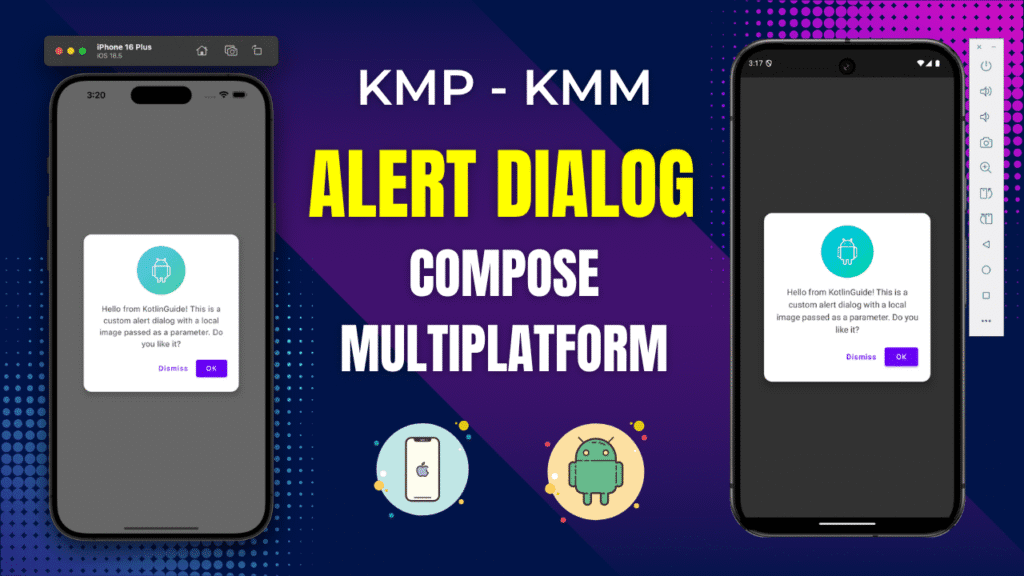 Alert Dialog in Kotlin Compose Multiplatform KMP KMM