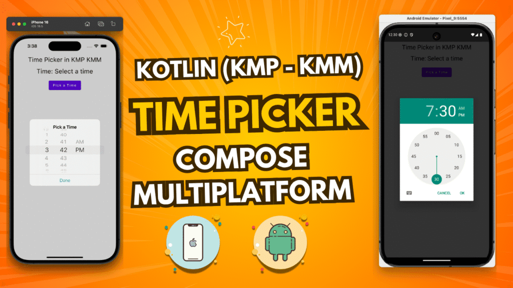 TimePicker in Kotlin Compose Multiplatform (KMP/KMM)