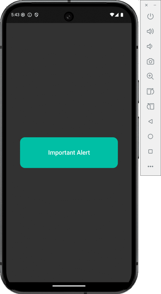 custom alert android