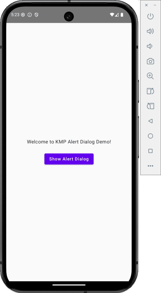 Alert Dialog in Kotlin Compose Multiplatform KMP KMM